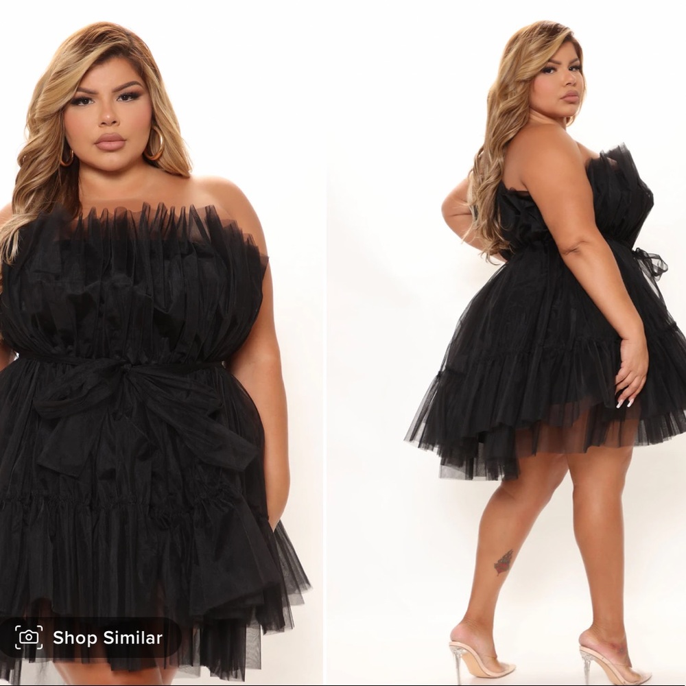 Tulle mini dress